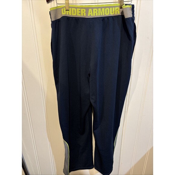 Lot of 2 Under Armour Workout Pants Lightweight Gray & Black 3XL Blue & Gray 2XL - Picture 5 of 12
